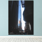 Wall Street, New York Canvas Afdruk (Insitu (Houten vloer))