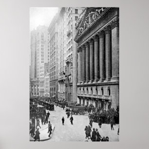  Wall Street NYC-foto (1921) Poster
