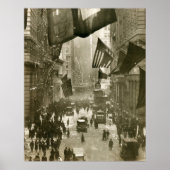 Wall Street Party, End of WW1, 1918 Poster (Voorkant)