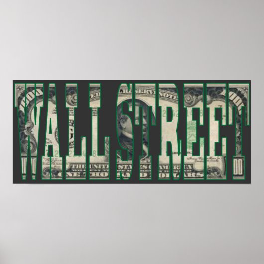 Wall Street Poster (Voorkant)