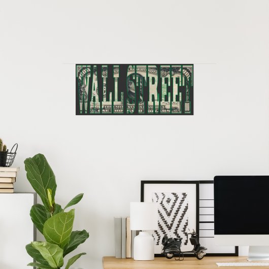 Wall Street Poster (Thuiskantoor)