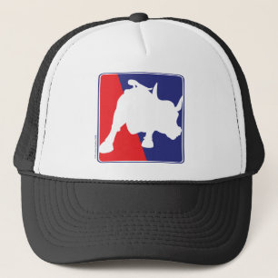 Wall Street Red White en Blue Bull Trucker Pet