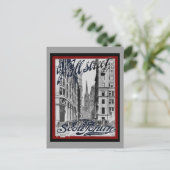 Wall Street Scott Joplin Briefkaart (Staand voorkant)