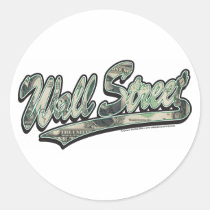 Wall-Street-Script-in-Bill Ronde Sticker