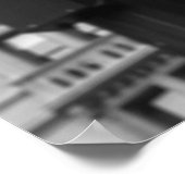 Wall Street Sign Black en White Photography Poster (Hoek)