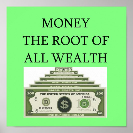 wall street stock , marktinvesteerder poster (Voorkant)