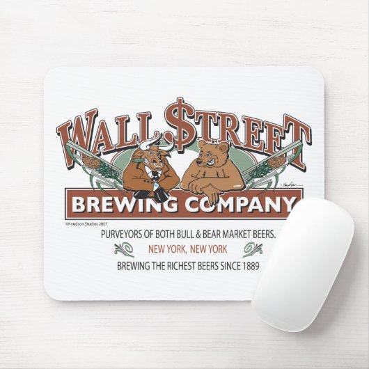 WALL-STRRET-BREWING- MUISMAT (Met muis)