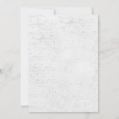  Wall Style Rosy Journal bruiloft receptie Kaart (Achterkant)