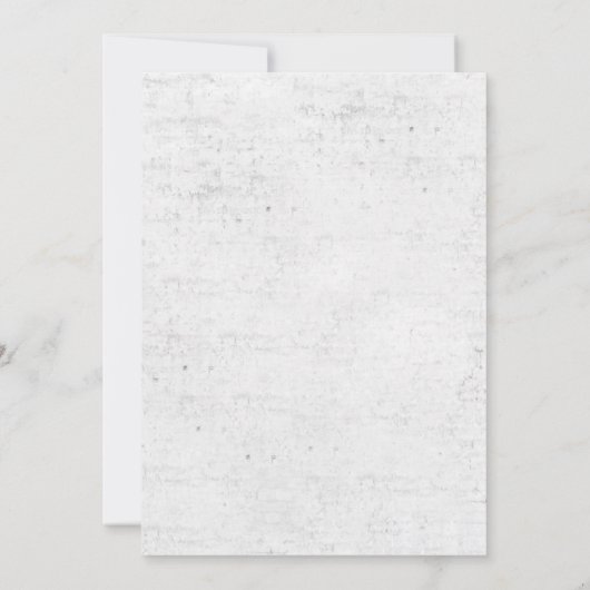  Wall Style Rosy Journal bruiloft receptie Kaart (Achterkant)