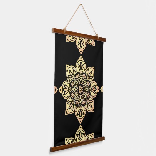 Wall Tapestry Boho Medallion Hangend Wandkleed (Gebogen)