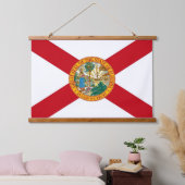 Wall tapestry met vlag van Florida, VS Hangend Wandkleed (Slaapkamer)