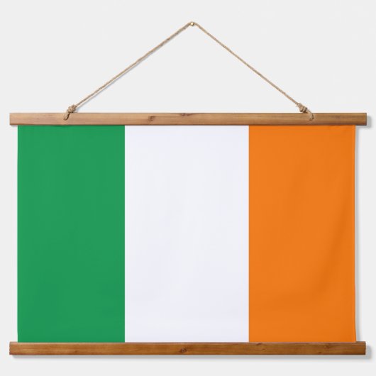 Wall Tapestry met vlag van Ierland Hangend Wandkleed (Voorkant)