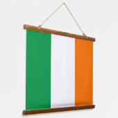 Wall Tapestry met vlag van Ierland Hangend Wandkleed (Gebogen)