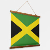 Wall Tapestry met vlag van Jamaica Hangend Wandkleed (Gebogen)