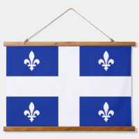 Wall Tapestry met vlag van Quebec, Canada