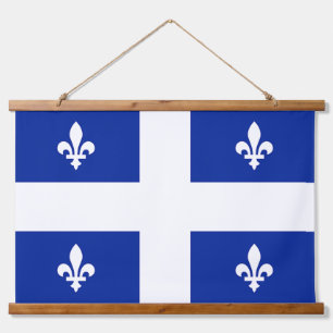 Wall Tapestry met vlag van Quebec, Canada Hangend Wandkleed