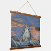 Wall Tapestry - "The Matterhorn At Sunset" Hangend Wandkleed (Gebogen)