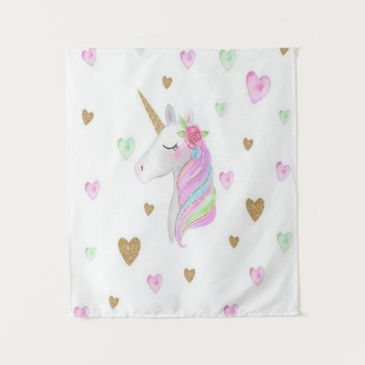Wall Tapestry Unicorn Wandkleed (Voorkant)
