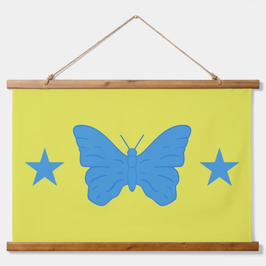 Wall Tapestry with flag of Bady Bassit, Brazil Hangend Wandkleed (Voorkant)