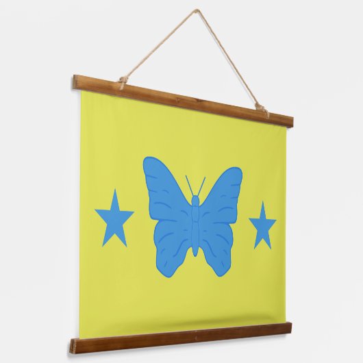 Wall Tapestry with flag of Bady Bassit, Brazil Hangend Wandkleed (Gebogen)