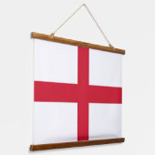 Wall Tapestry with flag of England, Verenigd Konin Hangend Wandkleed (Gebogen)