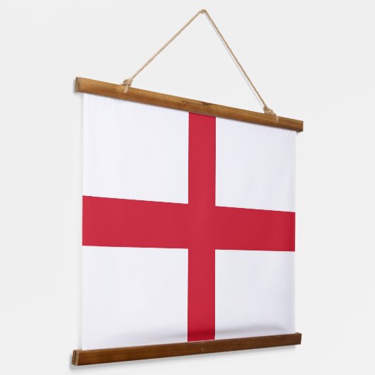 Wall Tapestry with flag of England, Verenigd Konin Hangend Wandkleed (Gebogen)