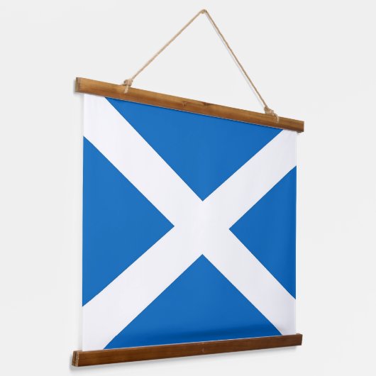 Wall Tapestry with flag of Scotland, U.K. Hangend Wandkleed (Gebogen)