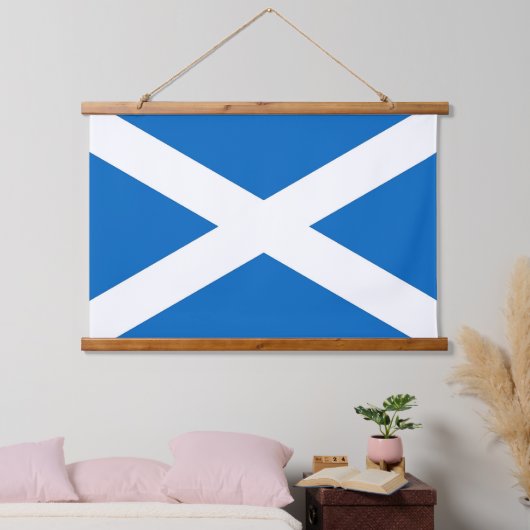 Wall Tapestry with flag of Scotland, U.K. Hangend Wandkleed (Slaapkamer)