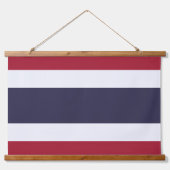 Wall Tapestry with flag of Thailand Hangend Wandkleed (Voorkant)