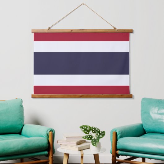 Wall Tapestry with flag of Thailand Hangend Wandkleed (Woonkamer)