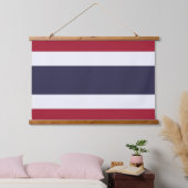 Wall Tapestry with flag of Thailand Hangend Wandkleed (Slaapkamer)