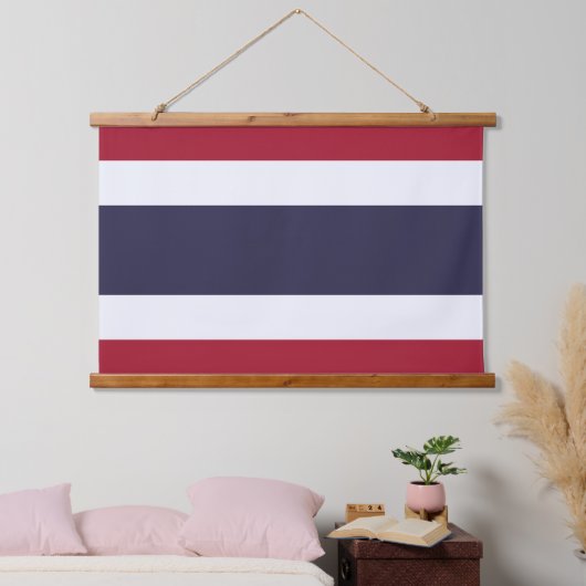 Wall Tapestry with flag of Thailand Hangend Wandkleed (Slaapkamer)