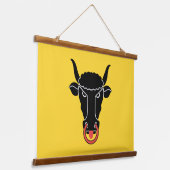 Wall Tapestry with flag of Uri, Switzerland Hangend Wandkleed (Gebogen)