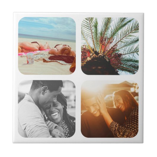 Wall Tile 4 Photo Template Rond Home Tegeltje (Voorkant)