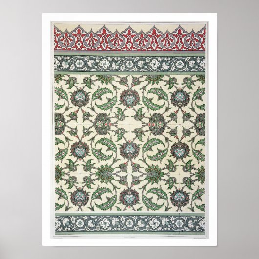 Wall tiles of the Mosque of Cheykhoun from Arab Poster (Voorkant)
