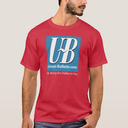 Walla Walla Union Bulletin UB Mannen T-shirt (Voorkant)