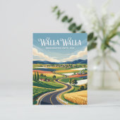 Walla Walla-vallei USA Briefkaart (Staand voorkant)