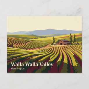Walla Walla Valley USA Briefkaart