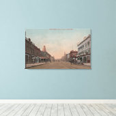 Walla Walla, WA - Uitzicht van Main St. Canvas Afdruk (Insitu (Houten vloer))