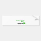 Walla Walla Washington City Classic Bumpersticker (Voorkant)