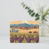 Walla Walla Washington Reizen Feestdagenkaart (Staand voorkant)