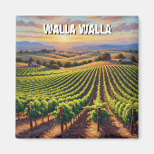 Walla Walla Washington Travel Magneet (Voorkant)