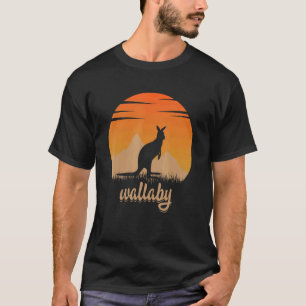 Wallaby Animal Hot in the Mounta in Natuur T-shirt