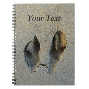Wallaby Footprint in Sand Notitieboek