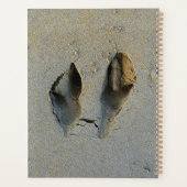 Wallaby Footprint in Sand Planner (Achterkant)