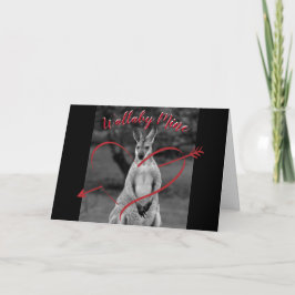 Wallaby Mine Heart Valentijnsdag Australië Kaart