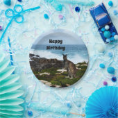 Wallaby on Seaside Rocks, papieren Borden Papieren Bordje (Feest)