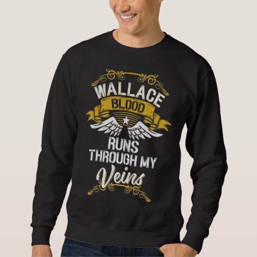 Wallace bloedt door mijn vinnen trui (Voorkant)