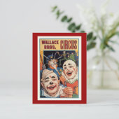 Wallace Bros.  Circus Briefkaart (Staand voorkant)