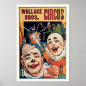 Wallace Bros.  Circus Poster (Voorkant)
